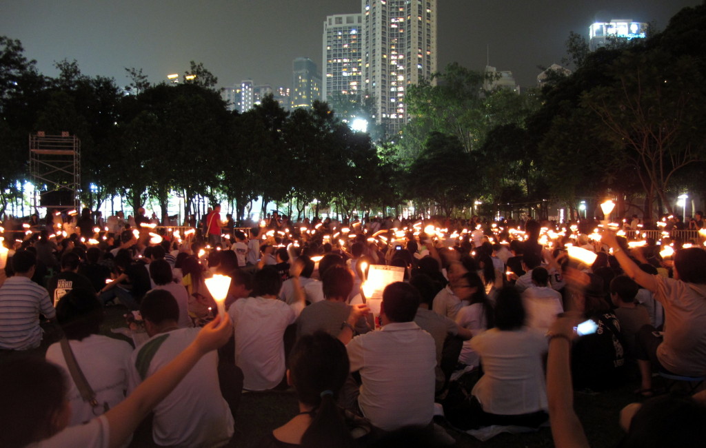 Protesters in Hong Kong, Creative Commons